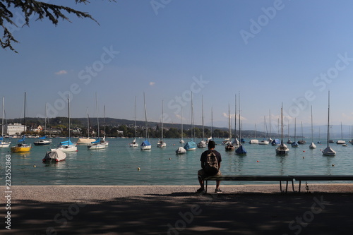 alone at zurich beach