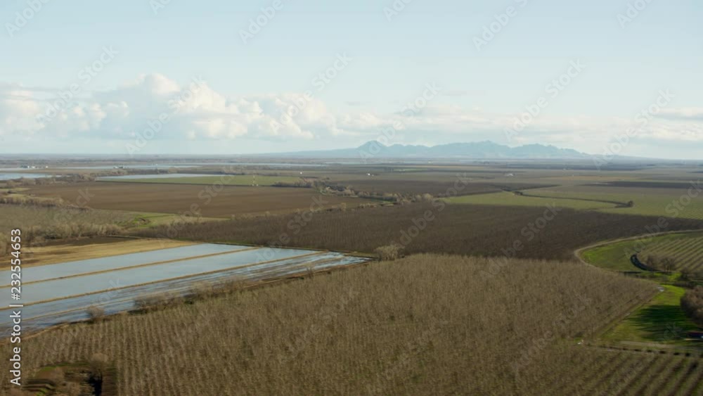 Aerial view of rural Glenn County in Northern California Aerial view of rural Glenn County in Northern California
