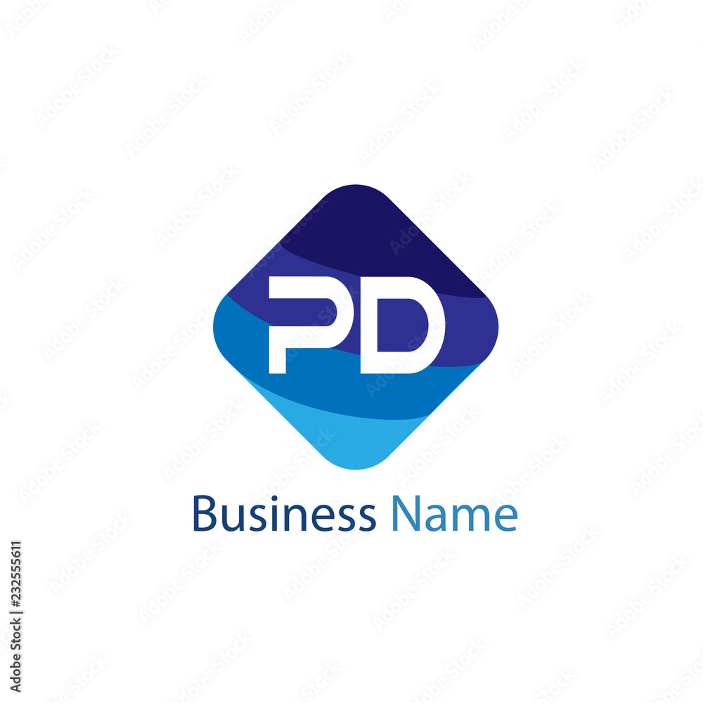 Initial Letter PD Logo Template Design Initial Letter PD Logo Template Design