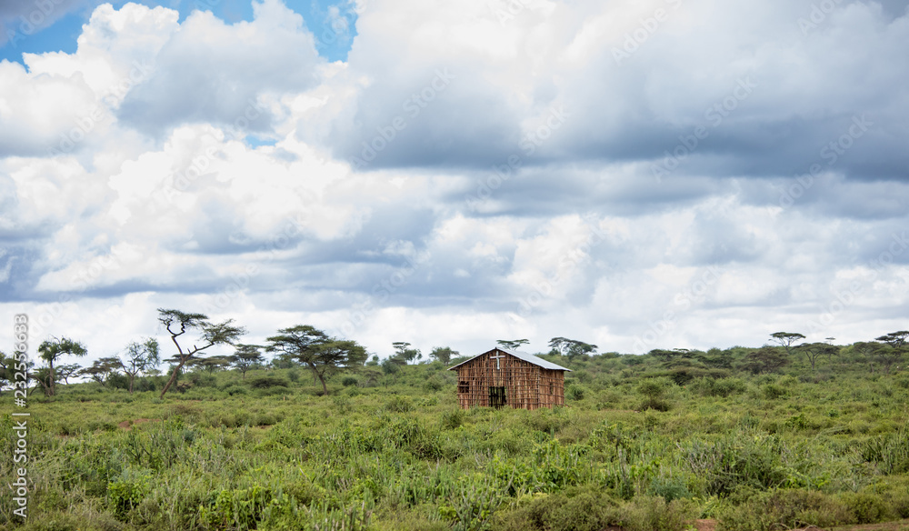 Remote simple church in the countryside of southern Ethiopia near Borana. Remote simple church in the countryside of southern Ethiopia near Borana.