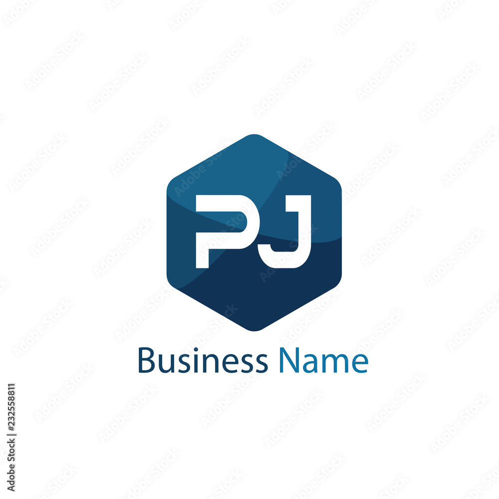 Initial Letter PJ Logo Template Design Initial Letter PJ Logo Template Design