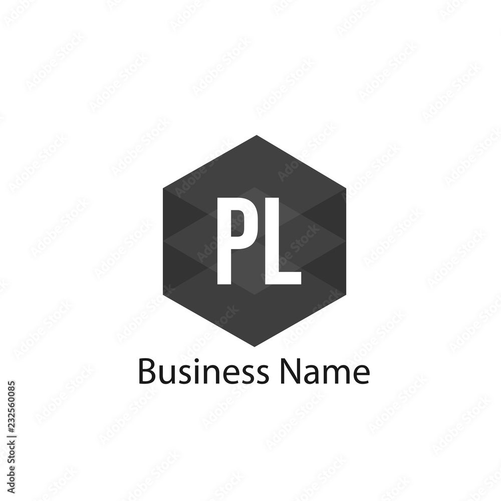 Initial Letter PL Logo Template Design Initial Letter PL Logo Template Design
