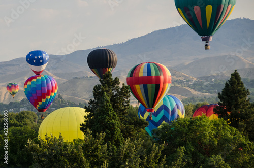 Early Morning Launch of Hot Air Balloons