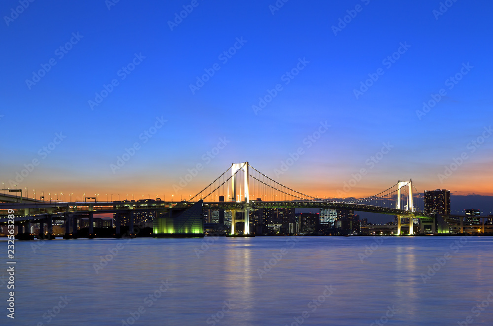 Obraz premium レインボーブリッジの夜景