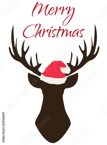 Vector Christmas Deer