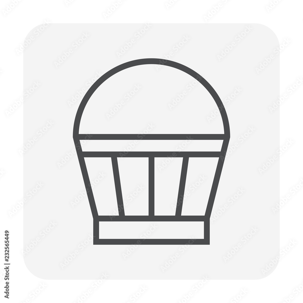 concrete bucket icon concrete bucket icon