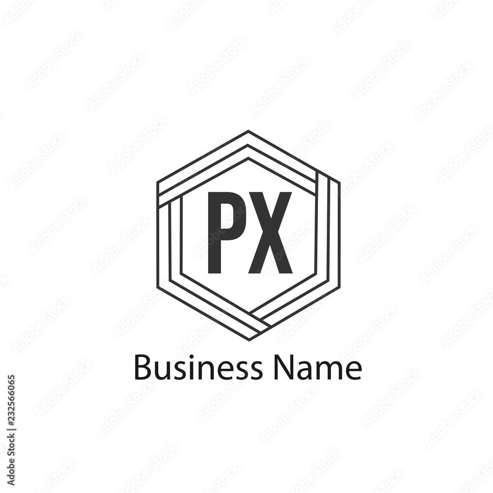 Initial Letter PX Logo Template Design Initial Letter PX Logo Template Design