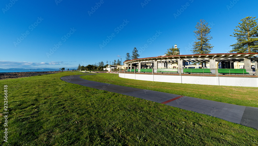 Fototapeta premium Beach Domain, Napier, New Zealand