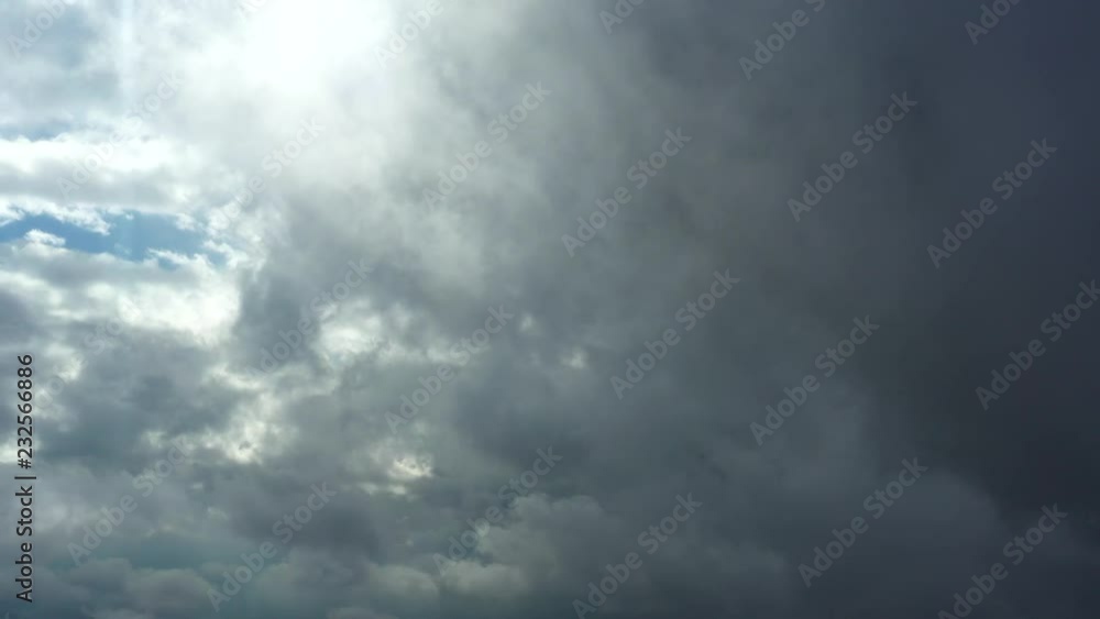Video of beautiful and soft clouds moving on a blue sky Video of beautiful and soft clouds moving on a blue sky