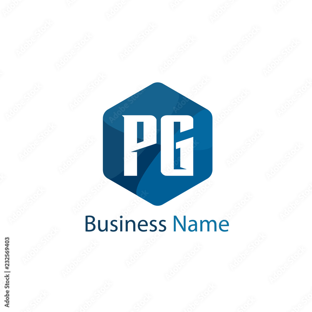 Initial letter PG Logo Template Design Initial letter PG Logo Template Design