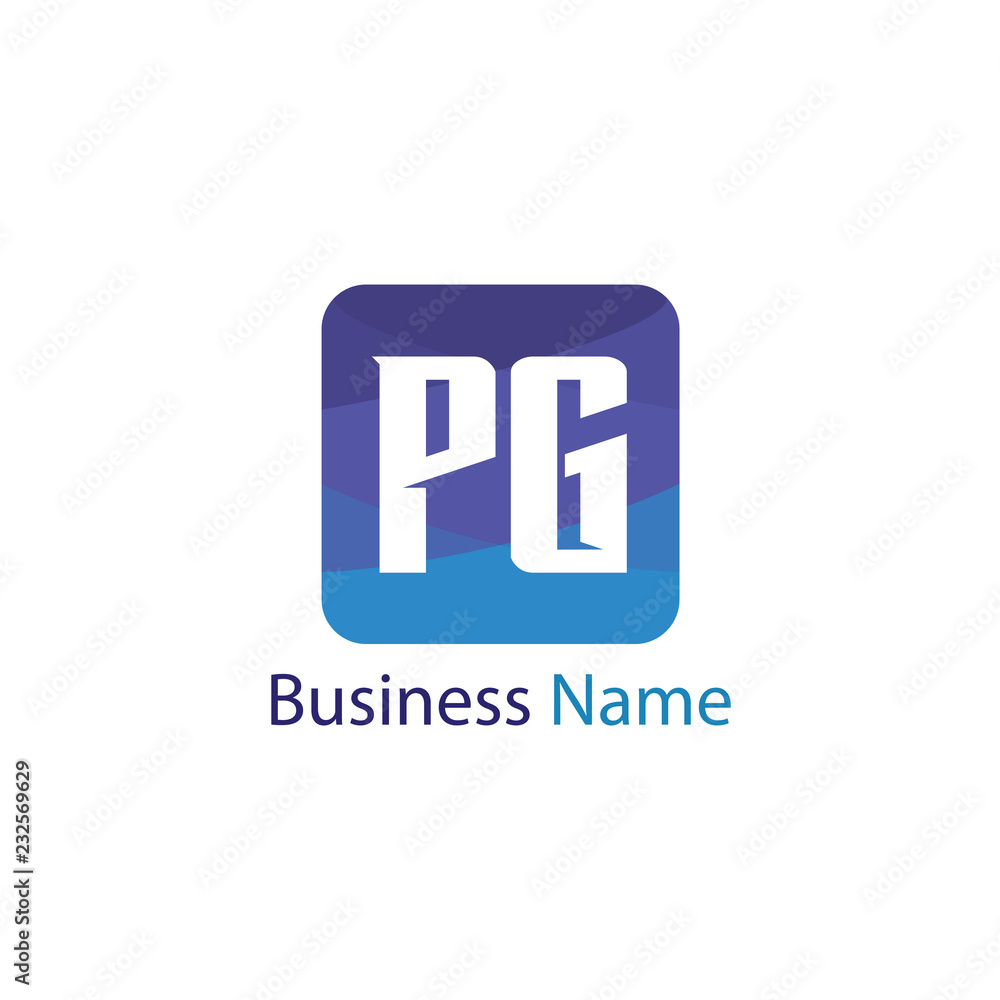 Initial letter PG Logo Template Design Initial letter PG Logo Template Design