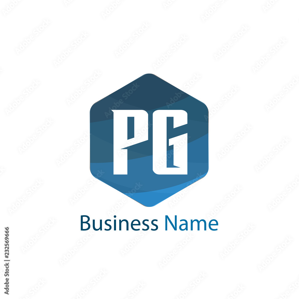 Initial letter PG Logo Template Design Initial letter PG Logo Template Design
