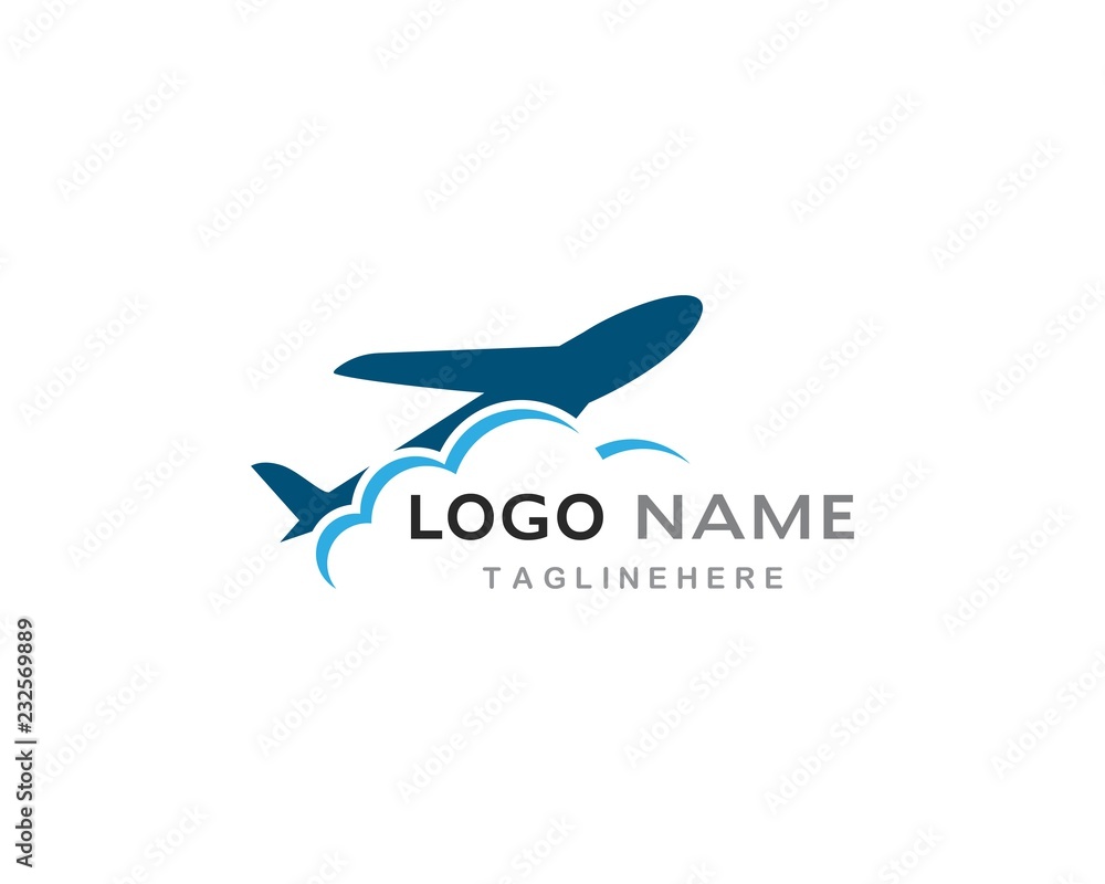 Plane logo vector Plane logo vector