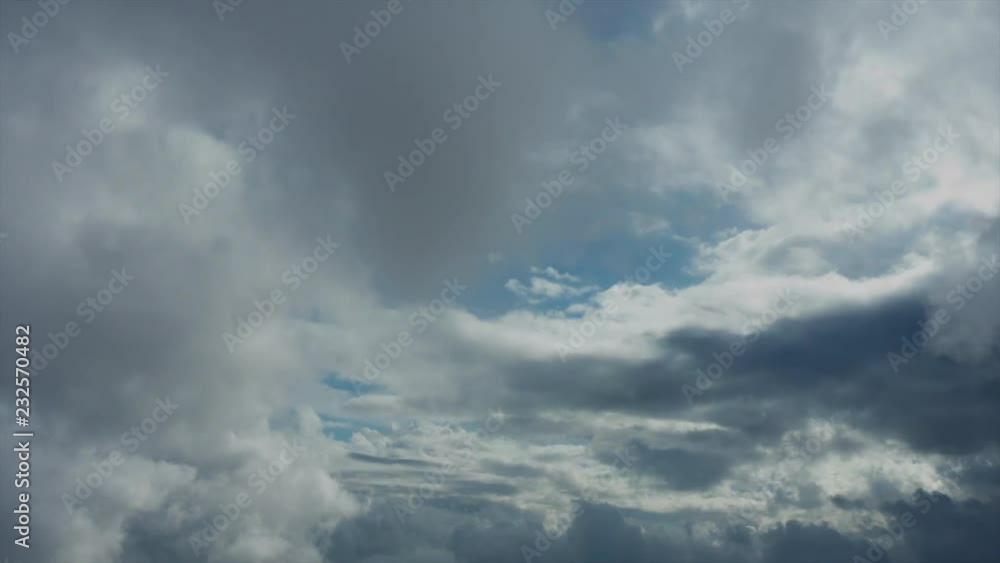 Timelapse of beautiful clouds moving fast on a blue sky. Timelapse of beautiful clouds moving fast on a blue sky.
