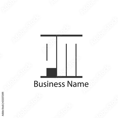 Initial letter PM Logo Template Design