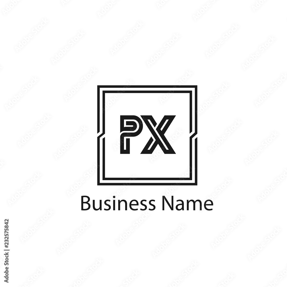 Initial letter PX Logo Template Design Initial letter PX Logo Template Design
