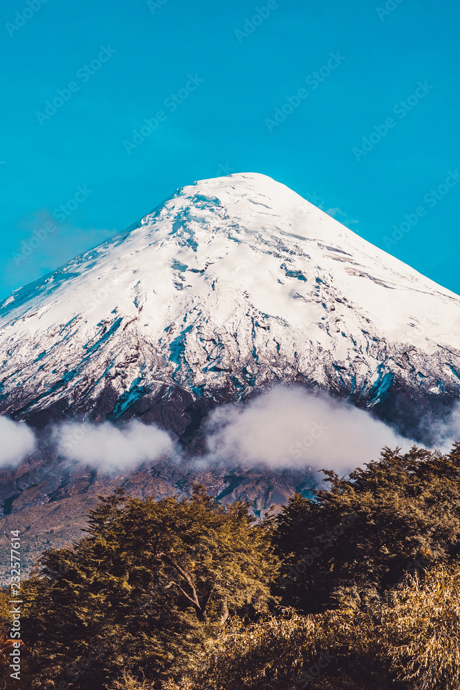 Close up Volcano Osorno