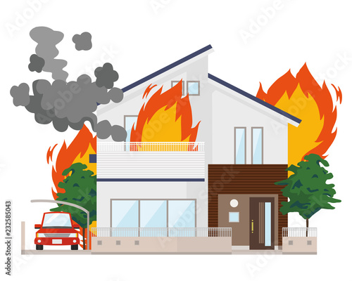家　火事