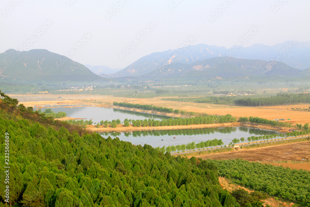 Naklejka premium mountain scenery
