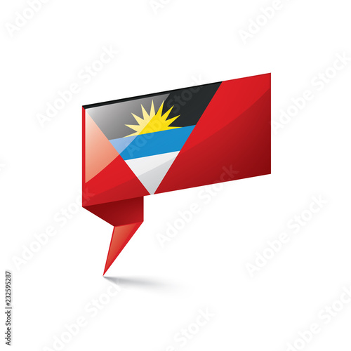 Free Download Antigua and Barbuda flag, vector illustration on a white background - GFXLoad