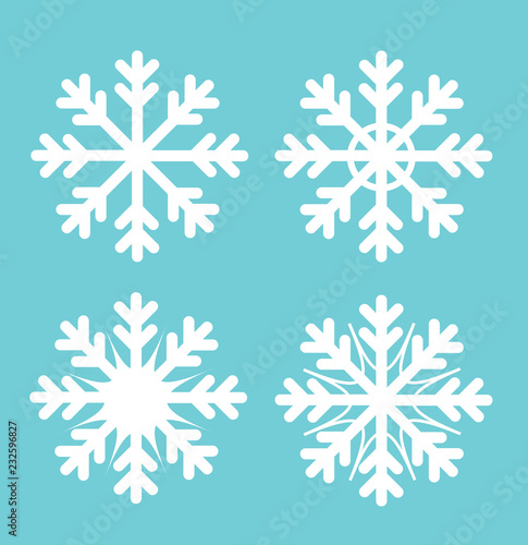 Snowflake.  vector illustration