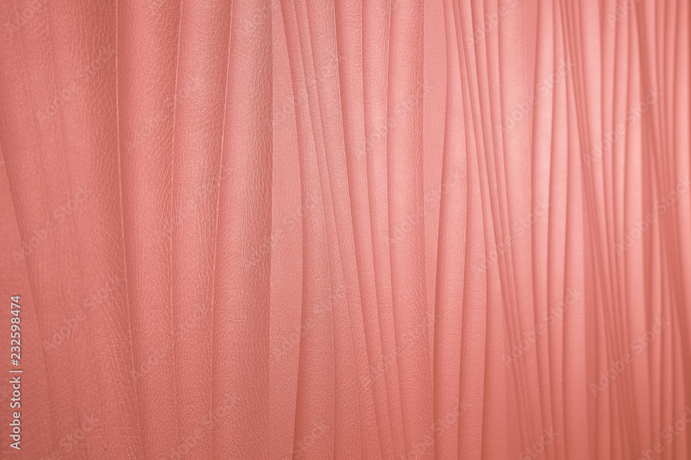 Pink color leather backgroundl or texture