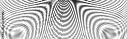 Array with Dynamic Particles. Futuristic technology style. Texture. Vector illustration with particle. 3D grid surface.