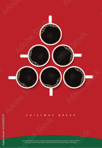 Coffee Poster Advertisement Flayers Vector Illustration