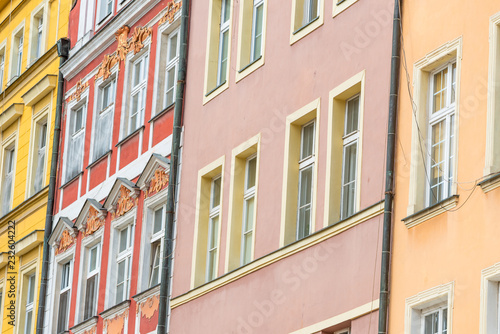 colorful tenement houses