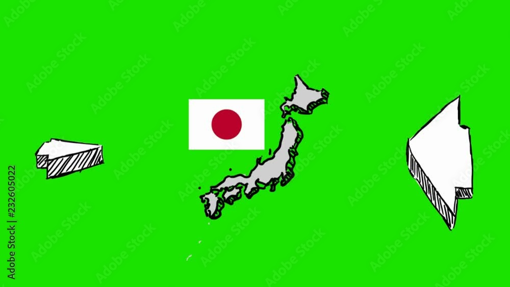 Japan - Hand Drawn Animation - 2D Drawing Japan - Hand Drawn Animation - 2D Drawing