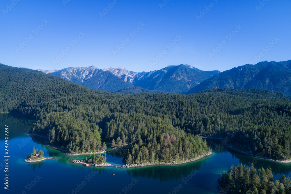Obraz premium Majestic Lakes - Eibsee
