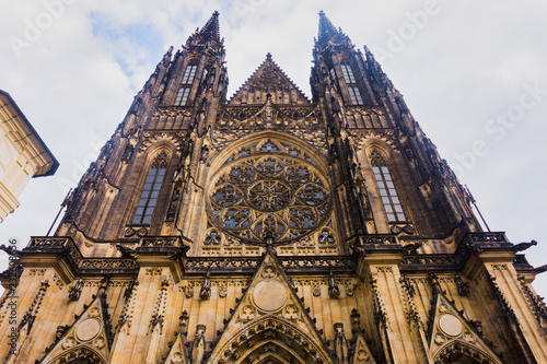 St. Vitus Cathedral in Prague in the summer.
