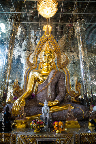 Beautiful buddha statue in Pa Sang Ngam temple photo