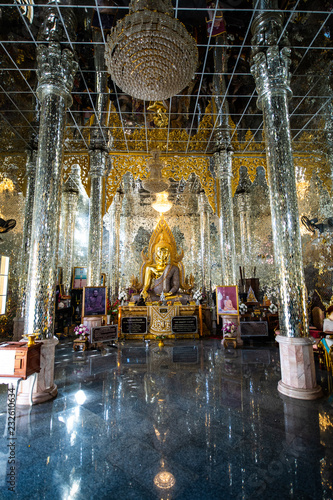 Beautiful buddha statue in Pa Sang Ngam temple photo