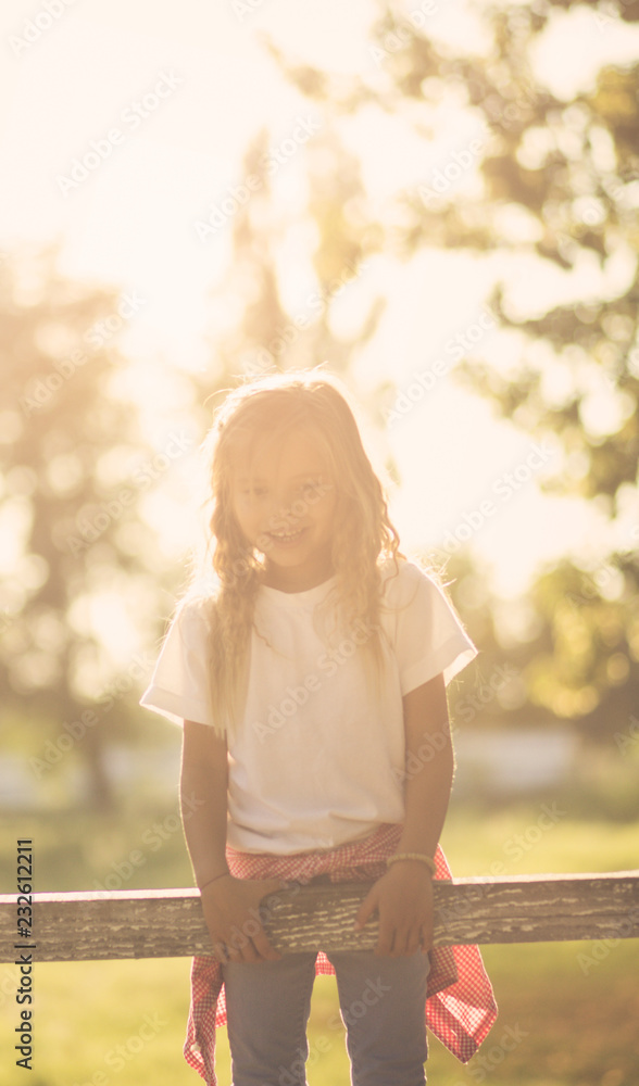 Naklejka premium I love the days spent in nature.