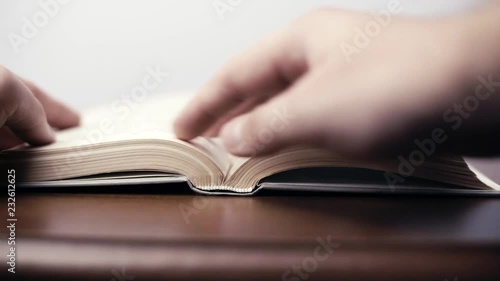 Book in hand, concept of read