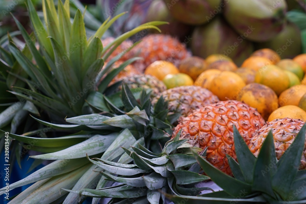 Obraz premium The fruit is a famous fruit of Thailand.