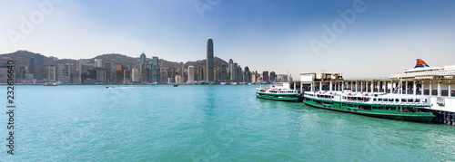 Photography Hong Kong skyline. Panorama