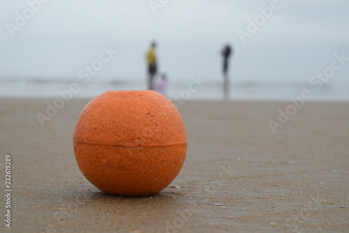 Ball on the beach