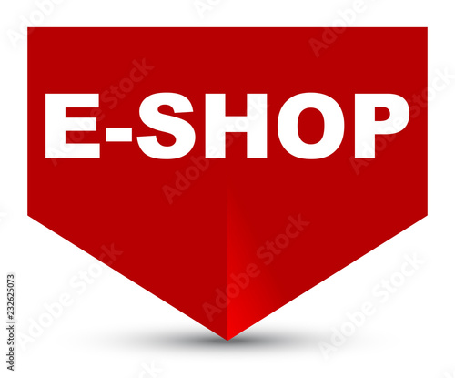 red vector banner eshop