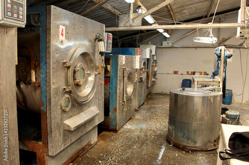 Old and old laundry workshop