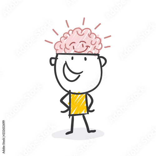 Strichfiguren / Strichmännchen: Intelligent. (Nr. 320)	