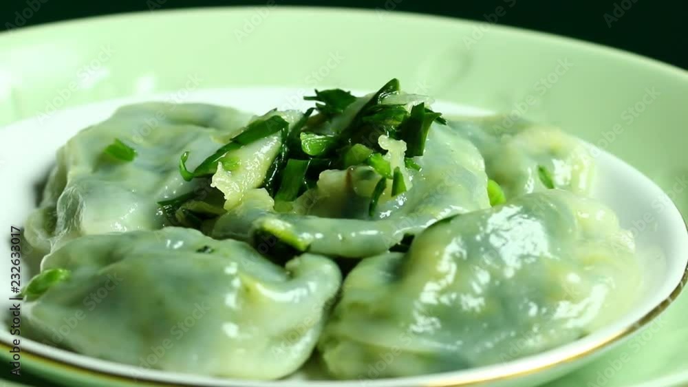Steamed chives dumplings or Kui-Cheai, Chinese food
Steamed chives dumplings or Kui-Cheai, Chinese food