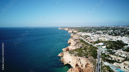 Praia de Benagil coast line