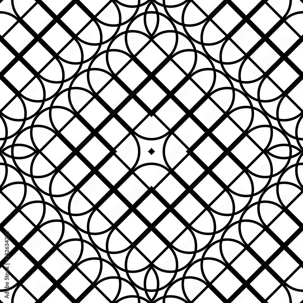 Design seamless monochrome diamond pattern Design seamless monochrome diamond pattern