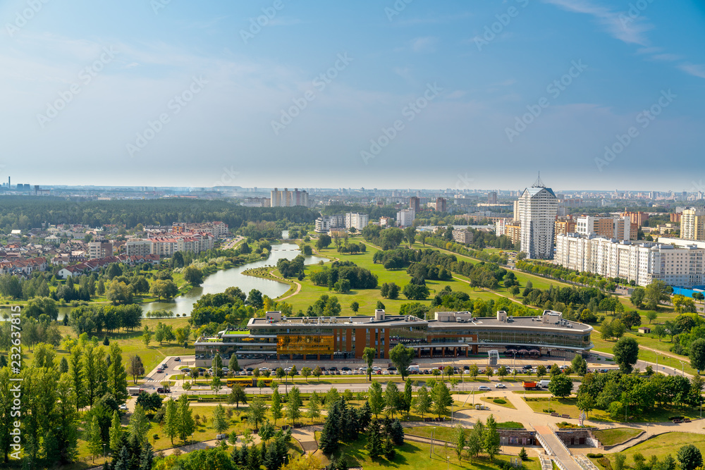 Panoramic view of Vostok Region Minsk  - Belarus