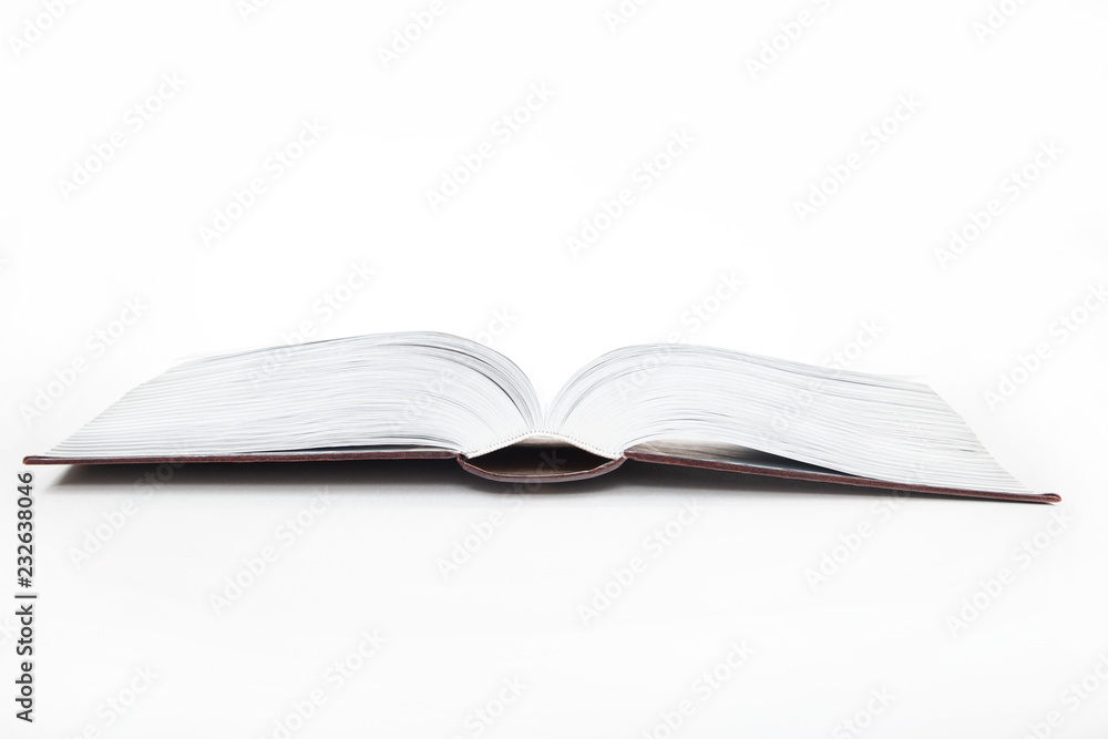 blank mock up of big opened book with copy space isolated on the white background blank mock up of big opened book with copy space isolated on the white background
