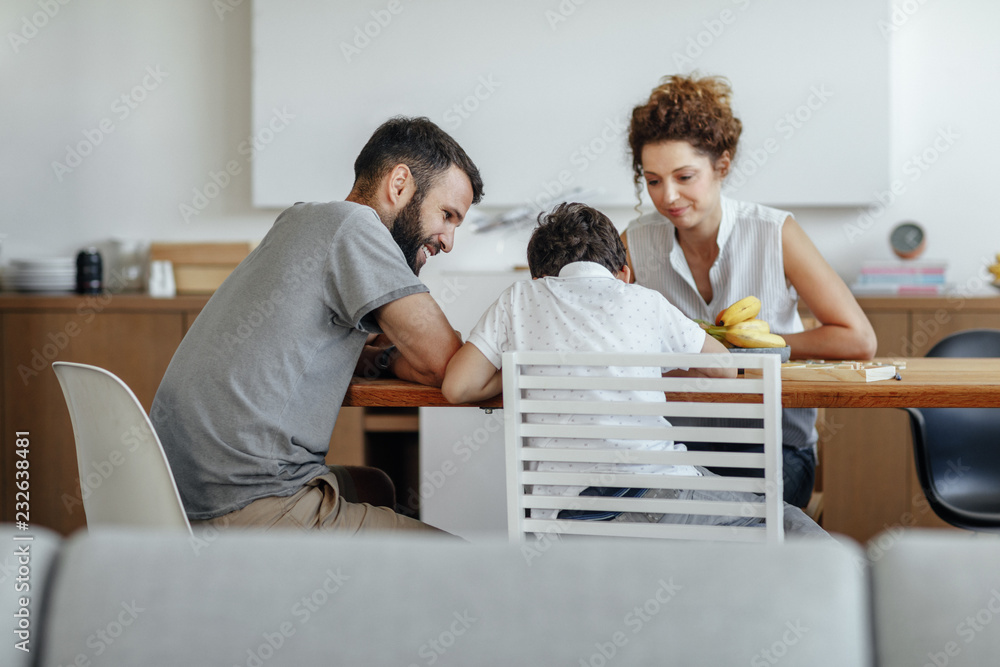 Parents Talking With Their Son Parents Talking With Their Son