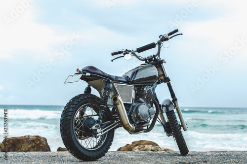 Custom built motorbike photo