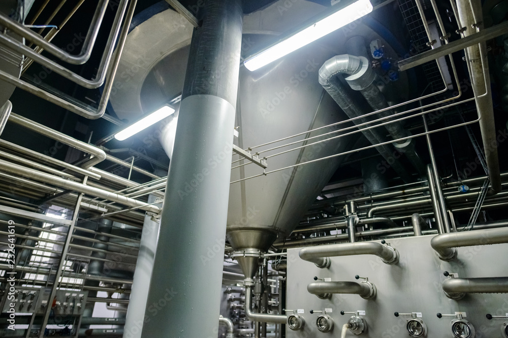 Modern brewery machinery tools for beer and alcohol production